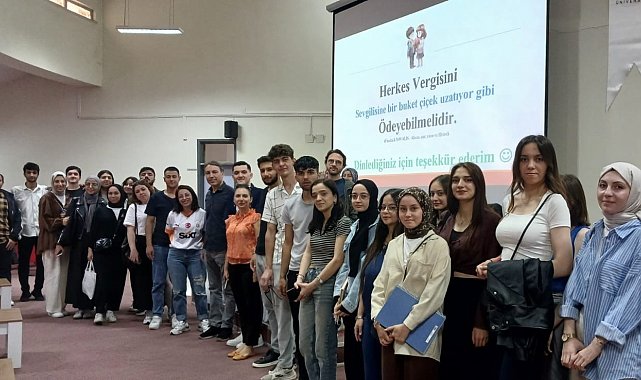 MYO'da 'Vergi Bilinci' semineri gerçekleşti