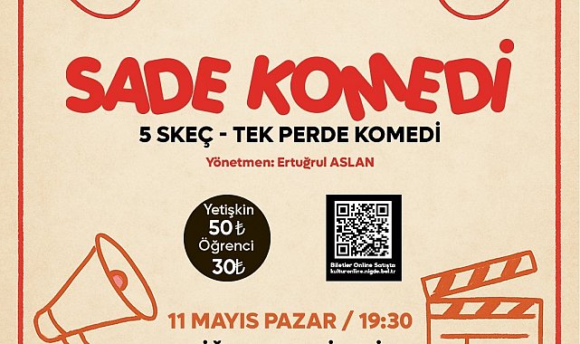 Niğde Belediyesi Şehir Tiyatrosu'ndan gülmeye doyuracak gösteri