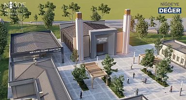 Niğde Belediyesi'nden Hıdırlık Mezarlığı'na yeni taziye evi projesi