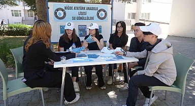 Niğde'de öğrenciler geliştirdikleri faydalı projeleri tanıttı