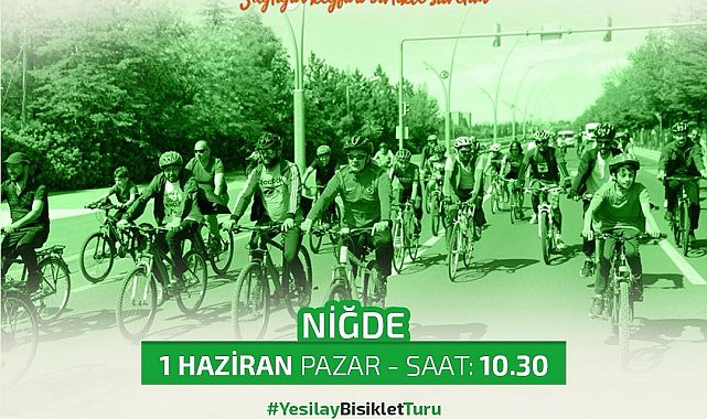 Niğde'de pedallar sağlık için dönecek