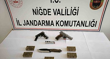 Niğde'de ruhsatsız silah operasyonu: 1 Gözaltı