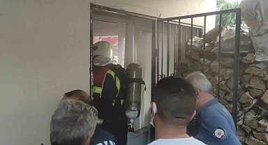 Ocakta unutulan yemek yangın paniğine neden oldu