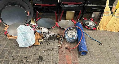 Okisjen tüpünün parlaması sonucu 1 kişi yaralandı