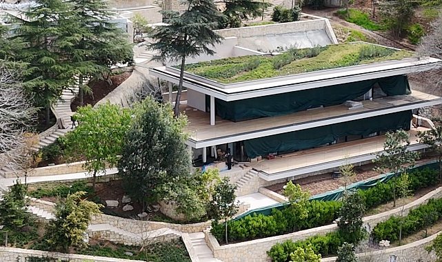 Oligarkın rüşvet verdiği iddia edilen villada inşaat çalışmaları devam ediyor