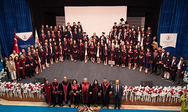 OMÜ'de 2025'in ilk mezuniyet coşkusu Veteriner Fakültesi ile başladı