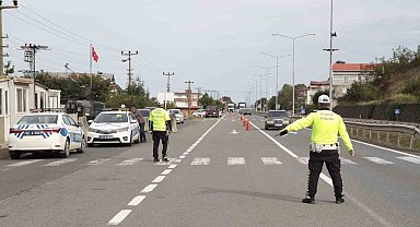 Ordu'da bir haftada 17 bin araç ve sürücüsü denetlendi