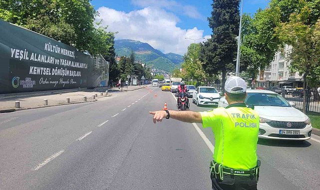 Ordu'da bir haftada 18 binden fazla araç ve sürücüsü denetlendi