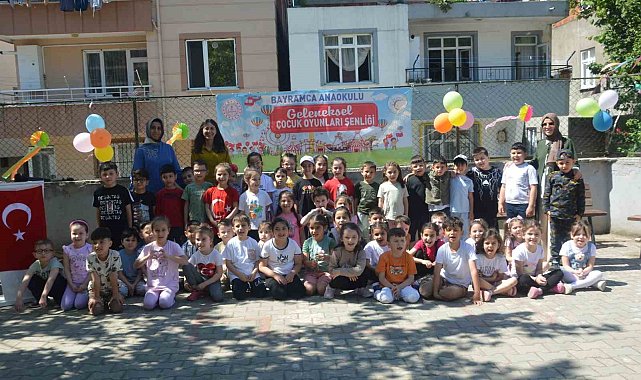 Ordu'da minikler, geleneksel çocuk oyunları şenliğinde doyasıya eğlendi