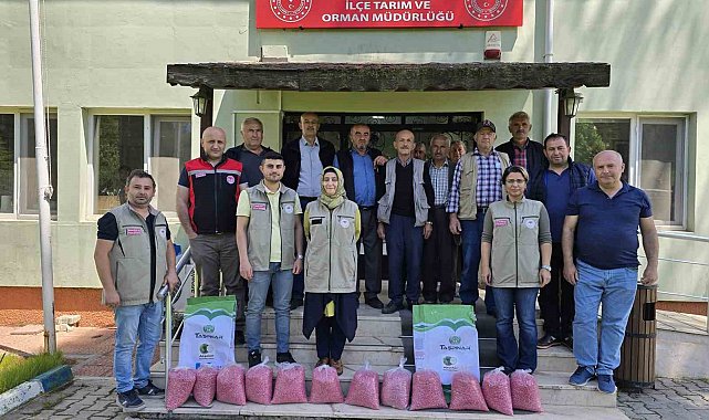 Orhaneli'de çiftçilere kuru fasulye desteği