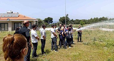 Orman ekiplerinden, 'Orman yangınlarını önleme' eğitimi