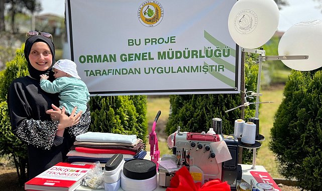 Orman köylüsü 11 kadınlara dikiş makinası