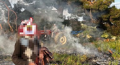 Orman sınırında ateş yakan 2 kişiye para cezası kesildi