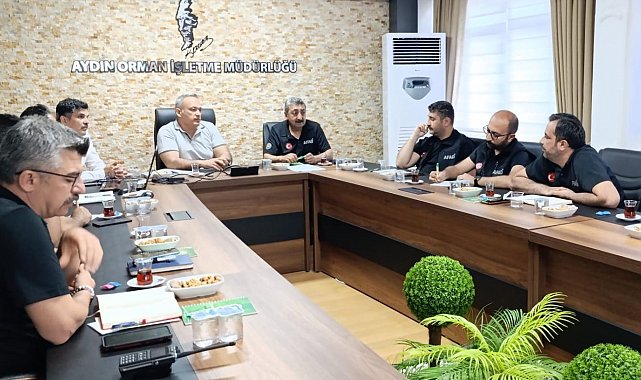 Orman yangını riskine karşı bir araya geldiler