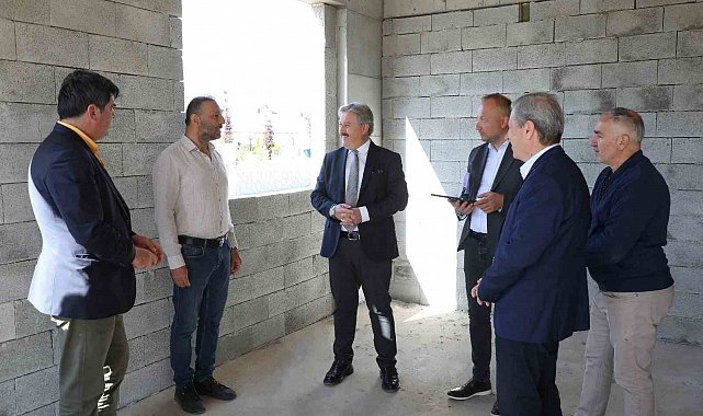 Örnek bir yaşam alanı Melikgazi'de hızla yükseliyor