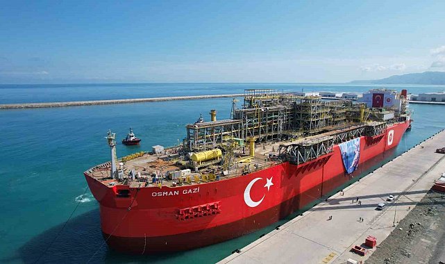 Osman Gazi Gemisi Filyos Limanı'nda