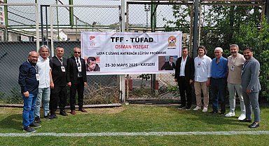 Osman Yozgat UEFA C Lisans Antrenör Eğitim Programı Kayseri'de başladı