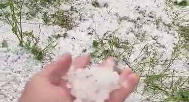 Osmaniye'de dolu yağışı etkili oldu