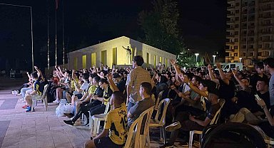 Osmaniye'de, Fenerbahçe'nin şampiyonluğu coşkuyla kutlandı