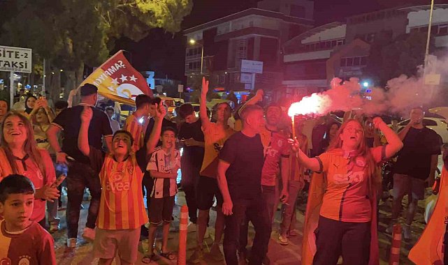 Osmaniye'de Galatasaray'ın şampiyonluk coşkusu zirve yaptı
