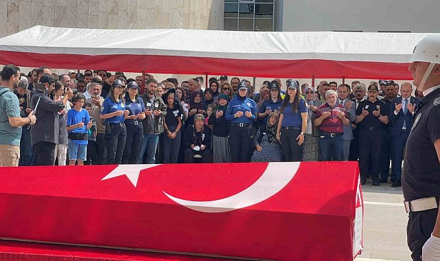 Osmaniye'de kalp krizi sonucu vefat eden polis memuru için tören düzenlendi