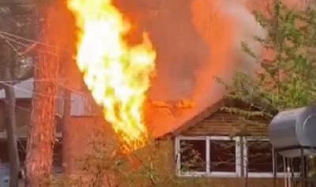 Osmaniye'de yayla evlerinde çıkan yangın paniğe neden oldu