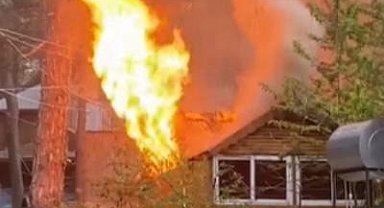 Osmaniye'de yayla evlerinde çıkan yangın paniğe neden oldu