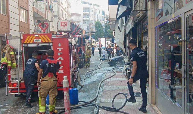 Oto yıkamacıda yangın: 1 ölü