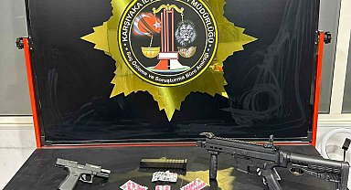 Otomatik silahlı saldırganlar kıskıvrak yakalandı