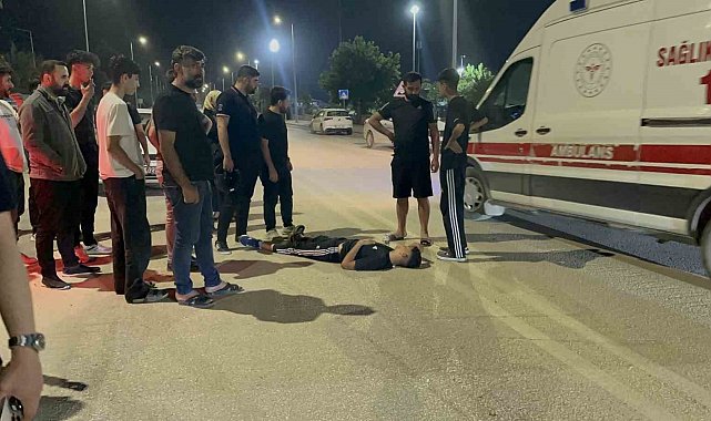 Otomobil ile motosiklet çarpıştı: 1 yaralı