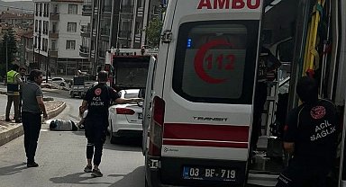 Otomobil temizlik işçisinin ayağını kopardı