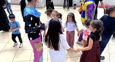 Özel bireyler ve Kur'an kursu öğrencileri gönüllerince eğlendi