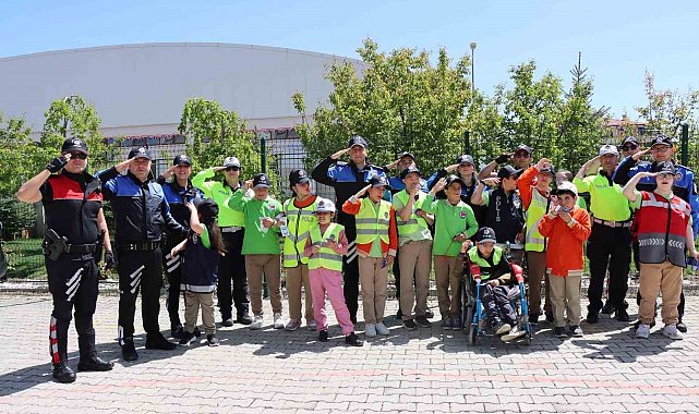 Özel çocukların "Polis" olma hayali gerçek oldu