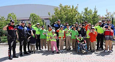 Özel çocukların "Polis" olma hayali gerçek oldu