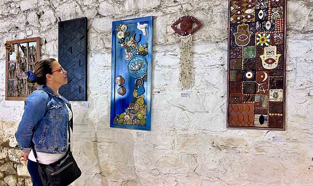 Özel öğrencilerin eserleri sanatseverlerle buluştu