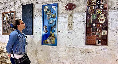 Özel öğrencilerin eserleri sanatseverlerle buluştu