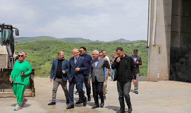 Özlü hayvan konukevi ve katı atık tesisini inceledi