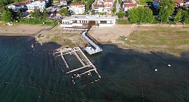Papa 14. Leo'nun ziyaret edeceği İznik'teki tarihi Bazilika havadan görüntülendi