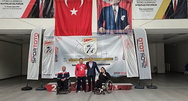 Para Atıcılık Şampiyonasında çifte madalya