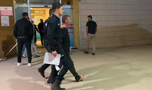 Polis baltalı saldırganı havaya ateş açarak etkisiz hale getirdi