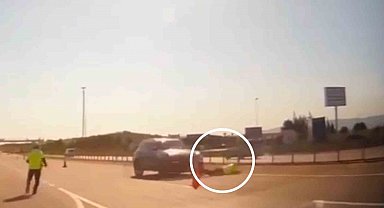 Polise çarpıp kaçan o sürücü tutuklandı