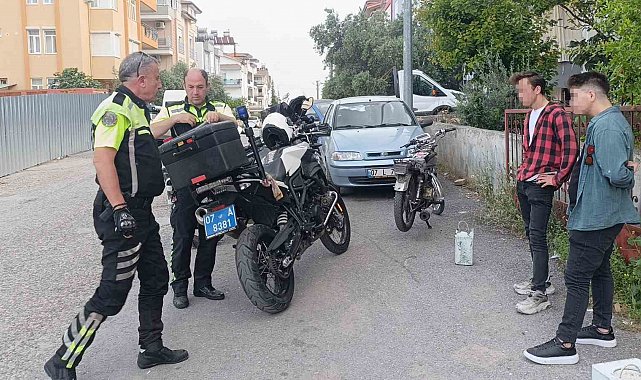 Polisi görünce kaçan motosikletliye 19 bin 677 TL para cezası