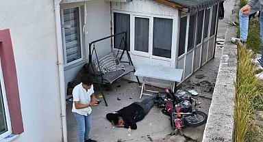 Polisin 'dur' ihtarına uymadı kaza yaptı