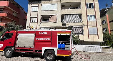 Prizde unutulan ütü, yangına neden oldu