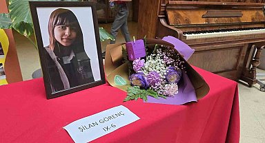 Prizren'de babası tarafından öldürülen 15 yaşındaki Şilan'ın okulunda sessiz anma