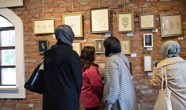 "Ustanın Işığında Filizlenen Zarafet" tezhip sergisi açıldı