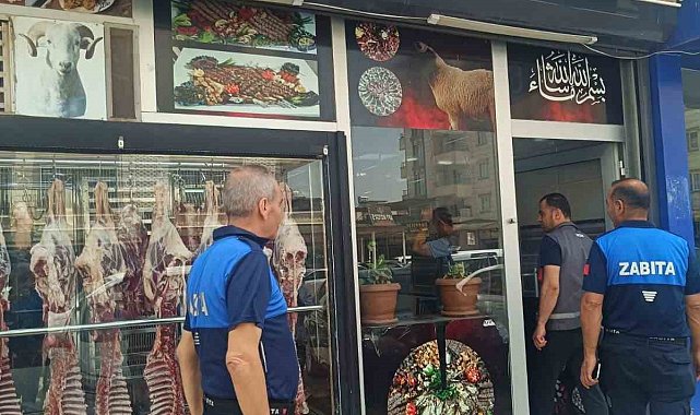 Reyhanlı'da kasaplara kurban bayramı denetimi