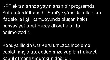 RTÜK Başkanı Şahin'den Osmanlı Hanedanı ve ecdada hakarete tepki