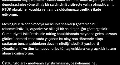 RTÜK Başkanı Şahin'den saldırıya uğrayan İHA ekibine geçmiş olsun mesajı