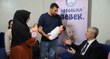 Şahinbey Belediyesi'nden ikiz bebek sahibi aileye destek